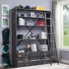 Home Office ACME | Cargo Gunmetal Bookshelf & Ladder