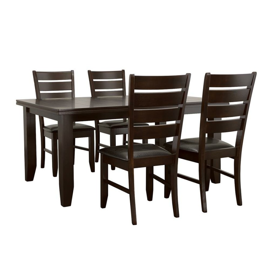 Dining Room Coaster Z2 Premium | 102721 S5 5 Pc Set (Tbl+4Side)