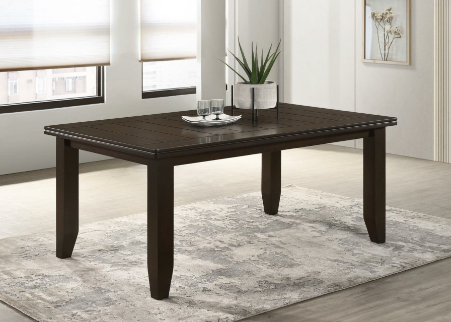 Dining Room Coaster Z2 Premium | Dalila Cappuccino Rectangular Dining Table