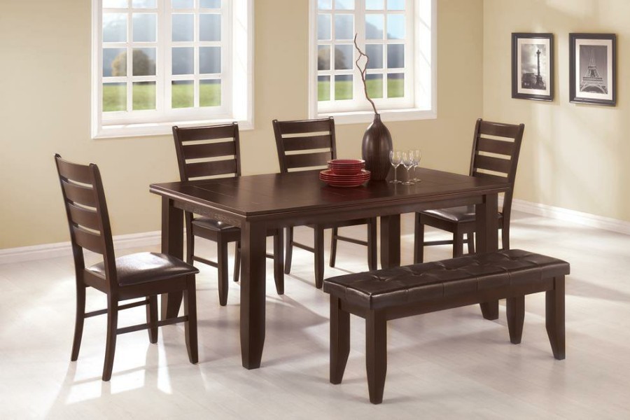 Dining Room Coaster Z2 Premium | Dalila Cappuccino Rectangular Dining Table