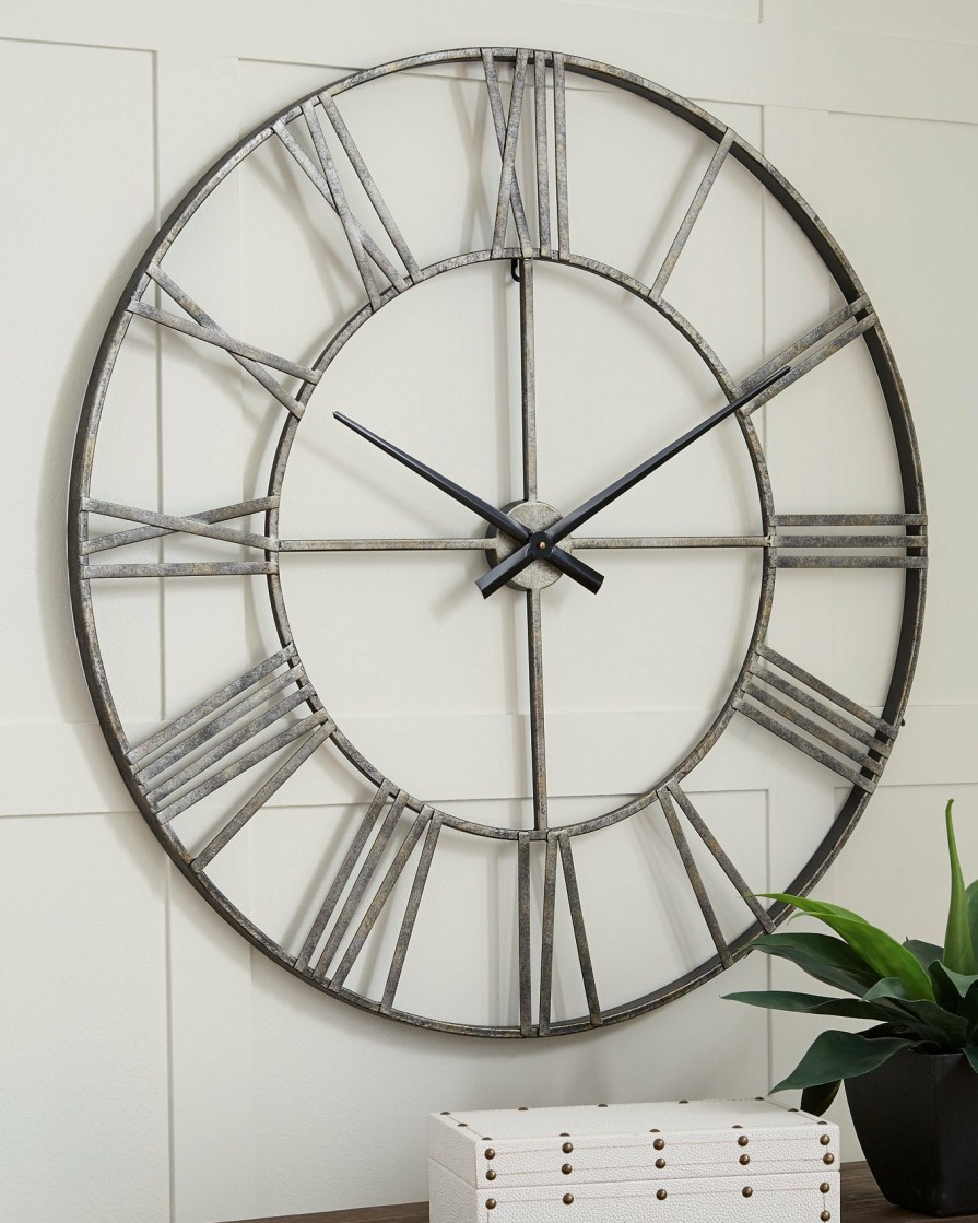 Accessories Ashley Furniture | Paquita Wall Clock