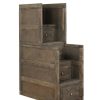 Bedroom Coaster Z2 Premium | Wrangle Hill Gun Smoke Stairway Chest