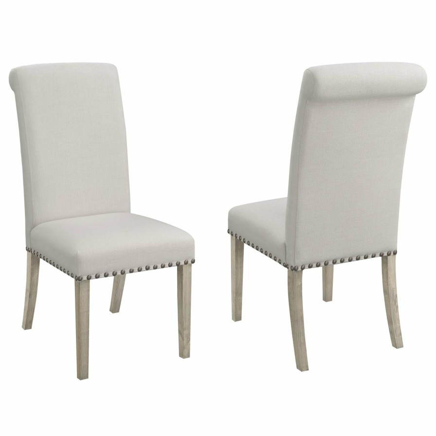 Dining Room Coaster Z2 Premium | Taylor Beige Upholstered Parson Dining Chair