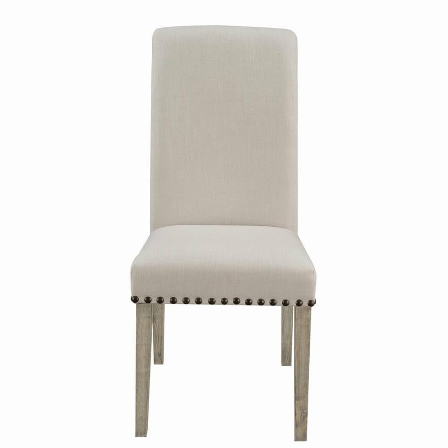 Dining Room Coaster Z2 Premium | Taylor Beige Upholstered Parson Dining Chair