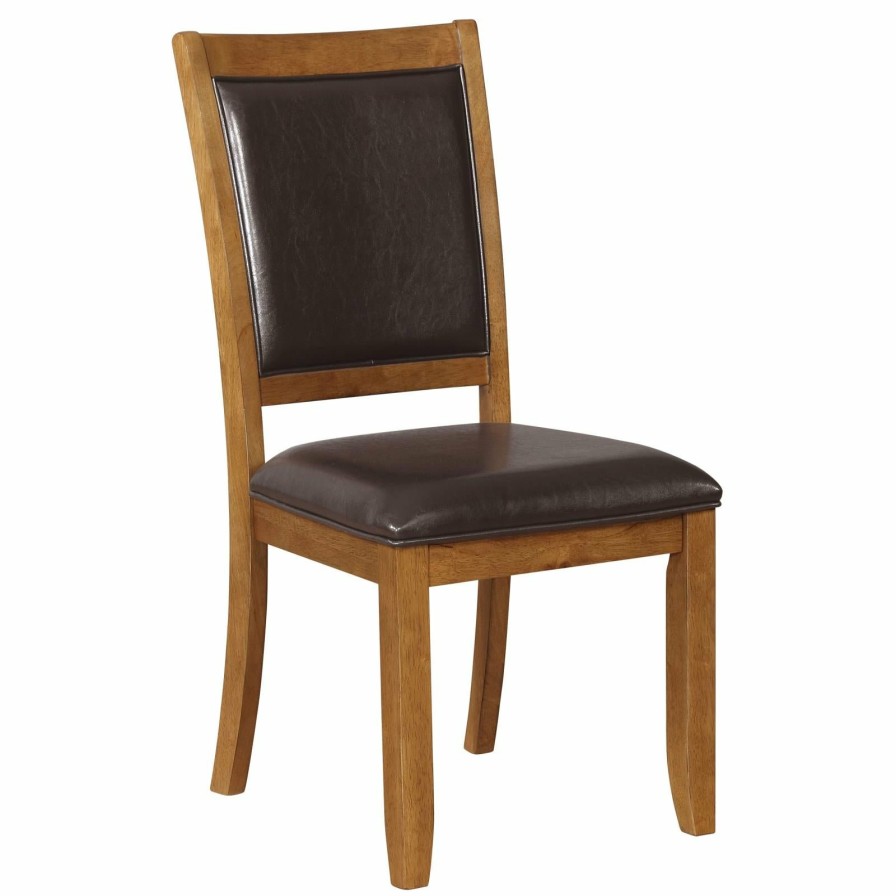 Dining Room Coaster Z2 Premium | Nelms Casual Deep Brown Dining Chair