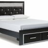 Bedroom Ashley Furniture | Kaydell Upholstered Panel Storage Bed