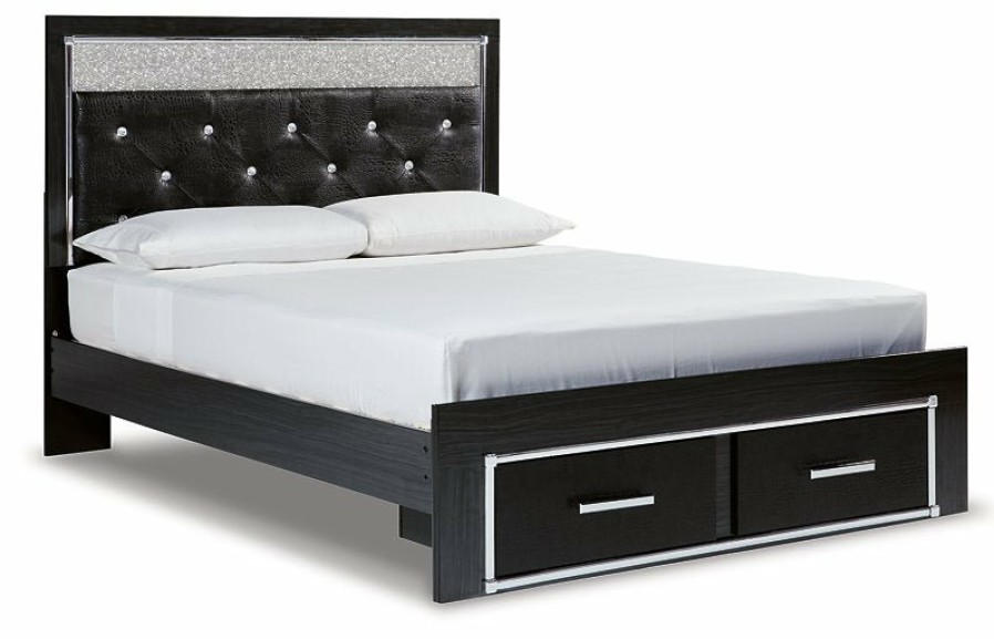 Bedroom Ashley Furniture | Kaydell Upholstered Panel Storage Bed