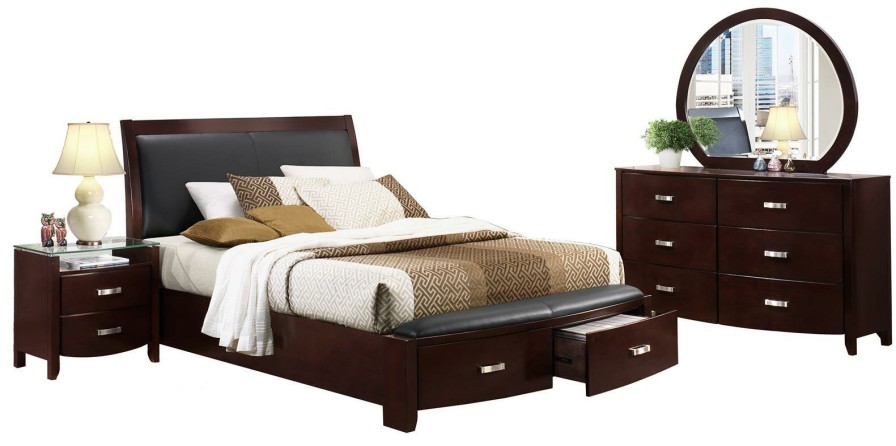 Bedroom Homelegance (Homerica East) | Homelegance Lyric 6 Drawer Dresser In Dark Espresso 1737Nc-5