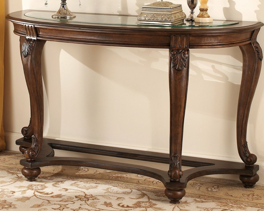 Living Room Ashley Furniture | Norcastle Sofa/Console Table