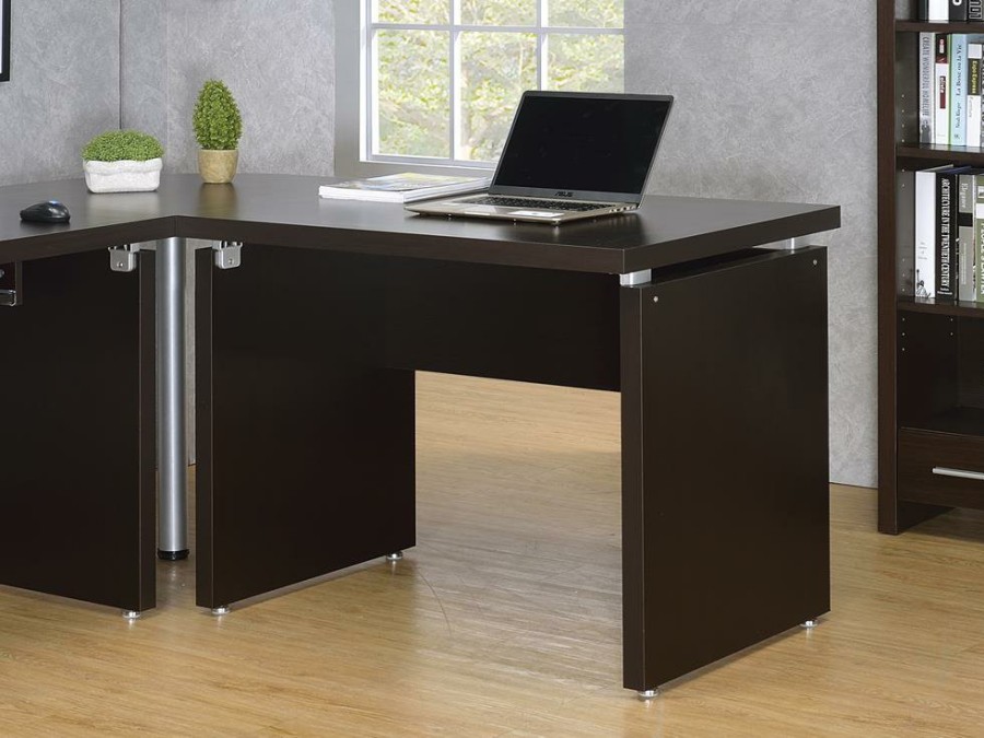 Home Office Coaster Z2 Premium | Skylar Contemporary Cappuccino Desk