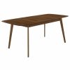 Dining Room Coaster Z2 Premium | Redbridge Mid Century Modern Natural Walnut Dining Table