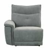 Living Room Homelegance (Homerica East) | Homelegance Furniture Tesoro Left Side Reclining Chair In Dark Gray 9509Dg-Lr