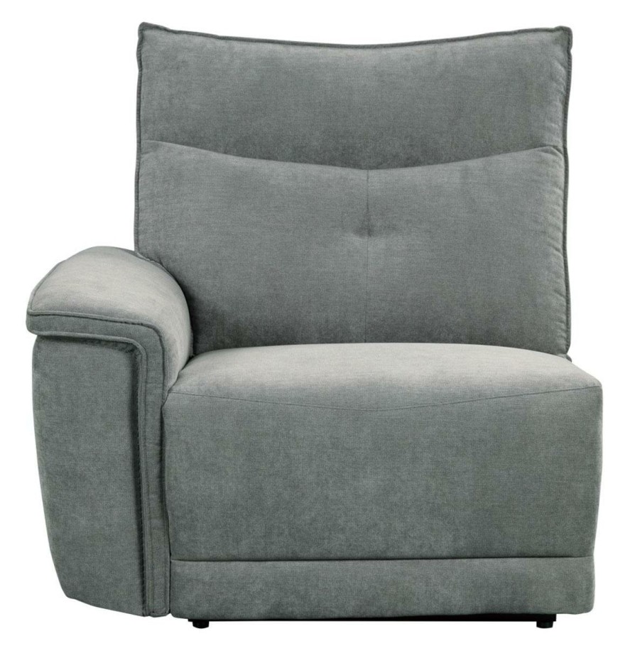 Living Room Homelegance (Homerica East) | Homelegance Furniture Tesoro Left Side Reclining Chair In Dark Gray 9509Dg-Lr