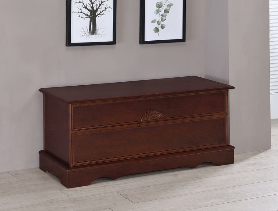 Bedroom Coaster Z2 Premium | Traditional Cedar Brown Chest