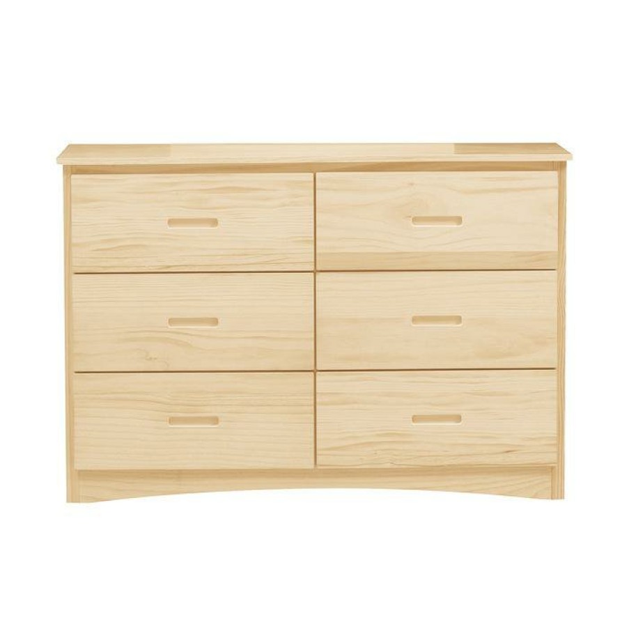 Bedroom Homelegance (Homerica East) | Homelegance Bartly 6 Drawer Dresser In Natural B2043-5