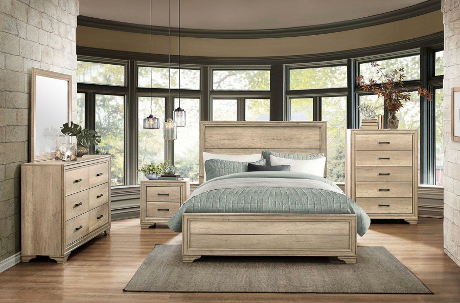 Bedroom Homelegance (Homerica East) | Homelegance Lonan 5 Drawer Chest In Natural 1955-9