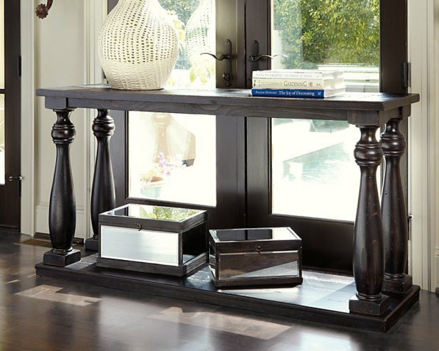 Living Room Ashley Furniture | Mallacar Sofa/Console Table