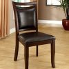 Dining Room FOA East | Woodside Dark Cherry/Espresso Side Chair (2/Ctn)