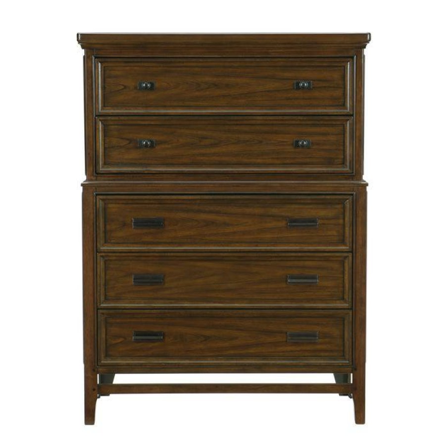 Bedroom Homelegance (Homerica East) | Homelegance Frazier Chest In Dark Cherry 1649-9