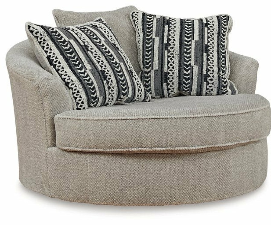 Living Room Ashley Furniture | Calnita Oversized Swivel Accent Chair