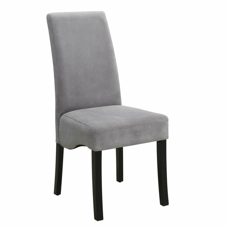 Dining Room Coaster Z2 Premium | Stanton Grey Upholstered Dining Chair