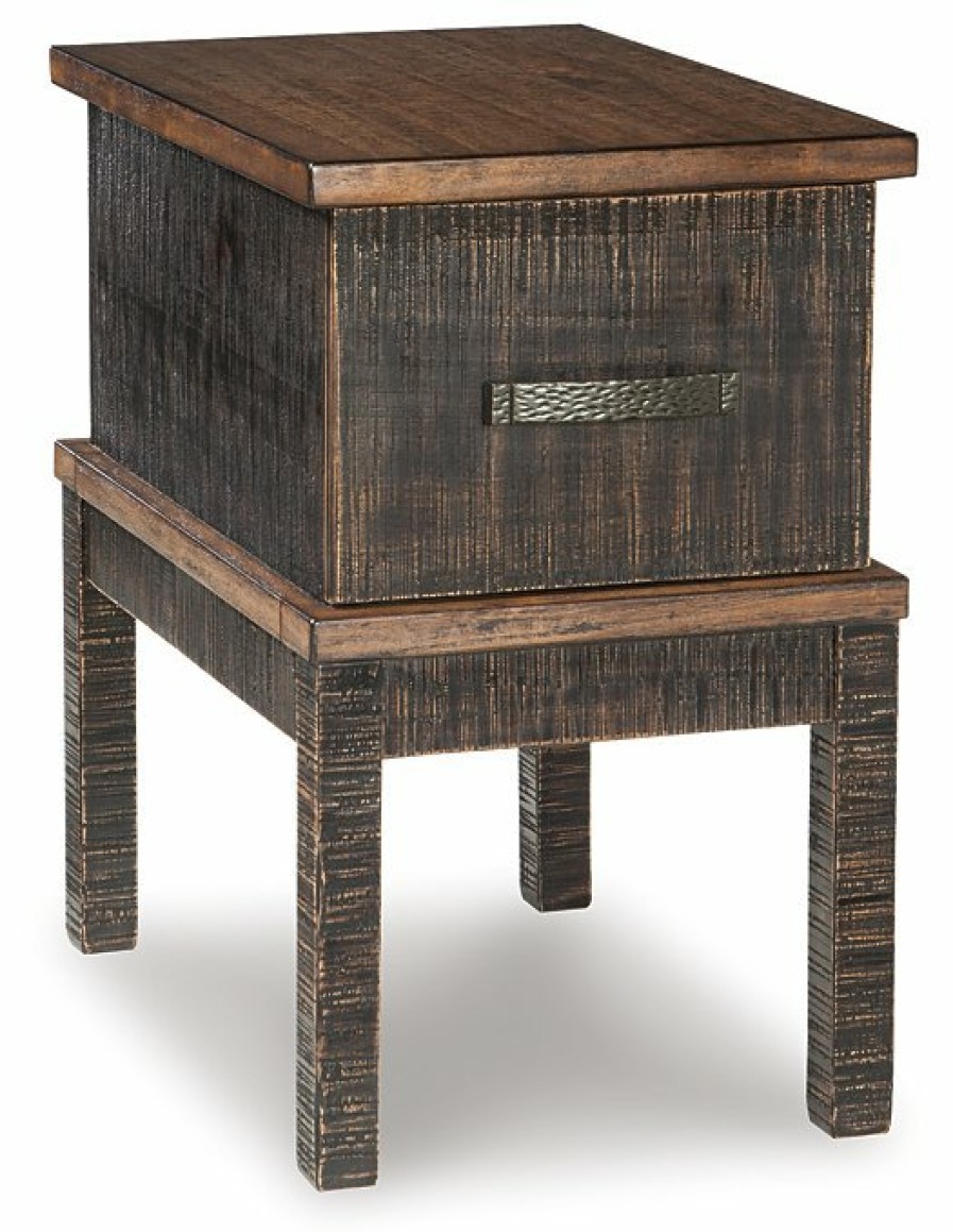 Living Room Ashley Furniture | Stanah Chairside End Table With Usb Ports & Outlets