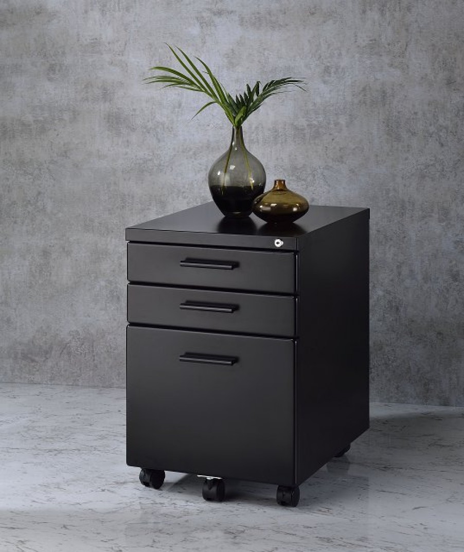 Home Office ACME | Peden Black File Cabinet