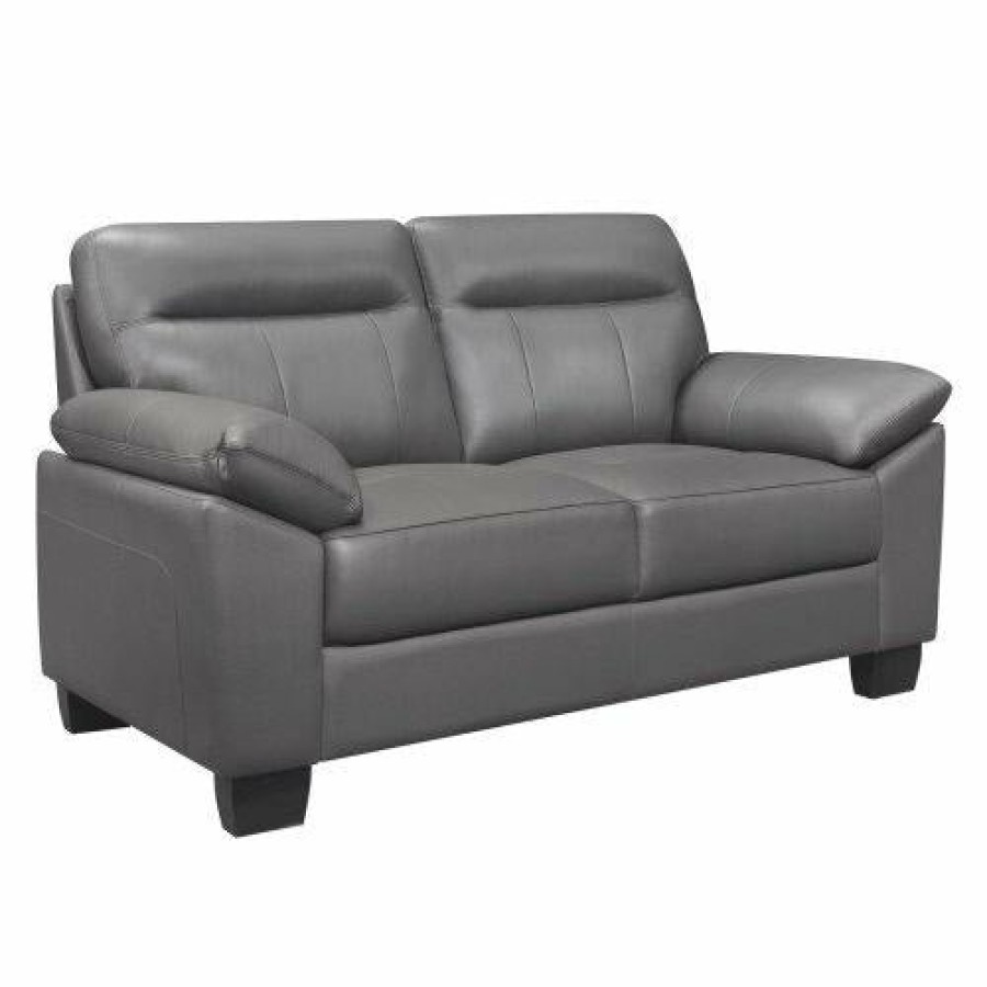 Living Room Homelegance (Homerica East) | Homelegance Furniture Denizen Loveseat In Dark Gray 9537Dgy-2