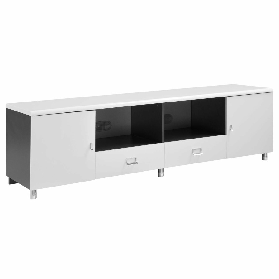 Entertainment Coaster Z2 Premium | G700910 Contemporary White Tv Console