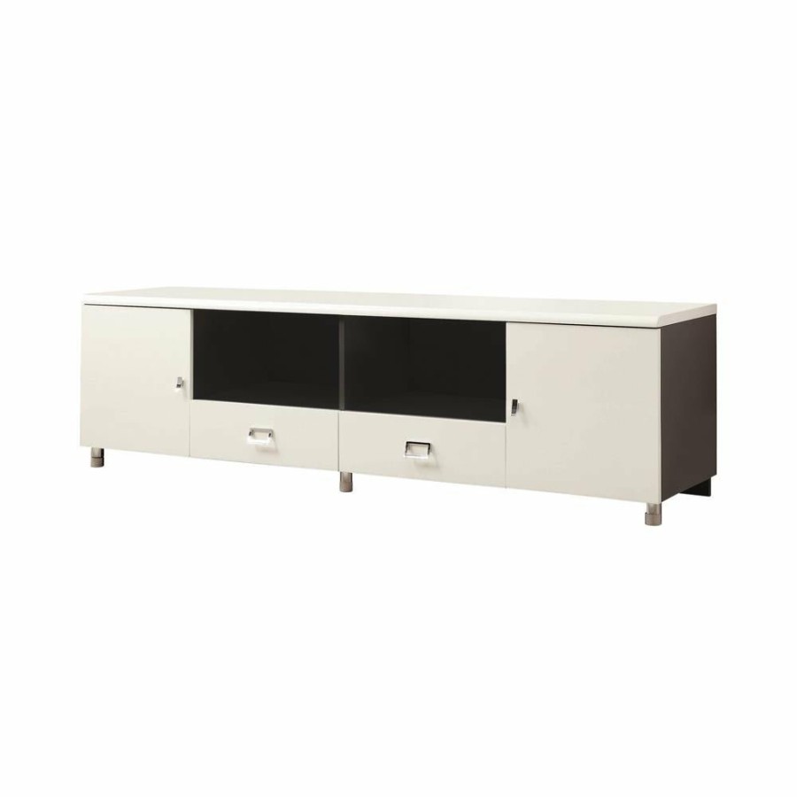 Entertainment Coaster Z2 Premium | G700910 Contemporary White Tv Console