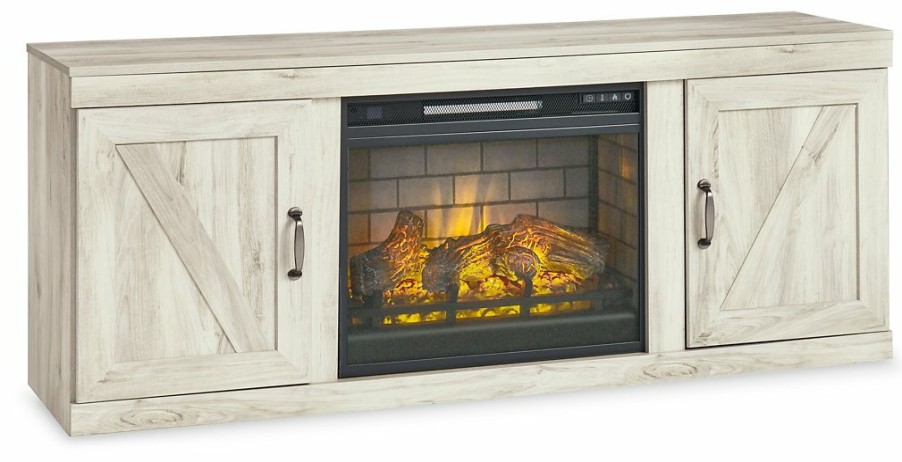 Entertainment Ashley Furniture | Bellaby Tv Stand With Electric Fireplace