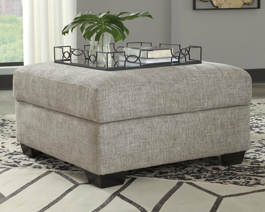 Living Room Ashley Furniture | Megginson Ottoman With Storage