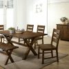 Dining Room FOA East | Woodworth 6 Pc. Dining Table Set W/ Bench