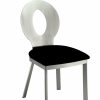 Dining Room FOA East | Valo Silver/Black Side Chair (2/Ctn)