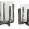 Accessories Ashley Furniture | Garekton Candle Holder (Set Of 2)