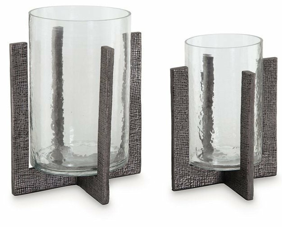 Accessories Ashley Furniture | Garekton Candle Holder (Set Of 2)