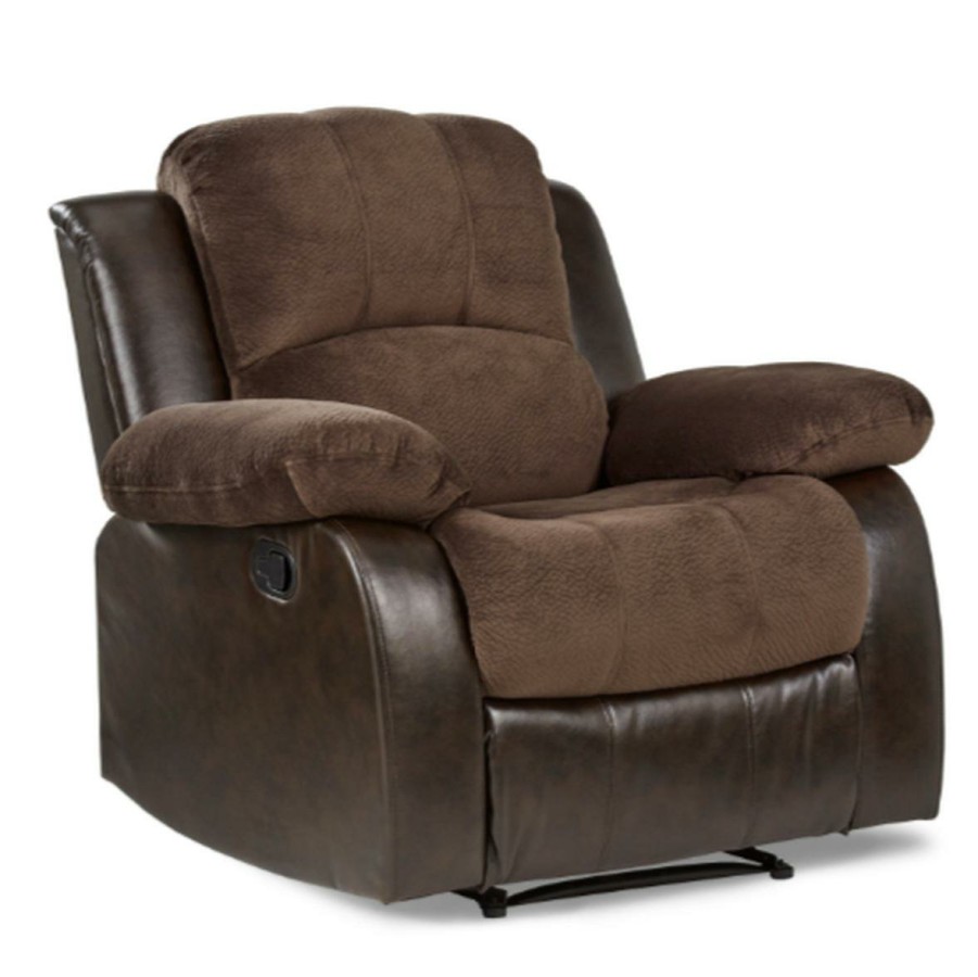 Living Room Homelegance (Homerica East) | Homelegance Furniture Granley Reclining Chair In Chocolate 9700Fcp-1