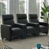 Living Room Coaster Z2 Premium | 600181 S3B 3 Pc 3 Seater Home Theater