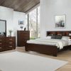 Bedroom Coaster Z2 Premium | Jessica Dark Cappuccino King Four Piece Bedroom Set With Storage Bed