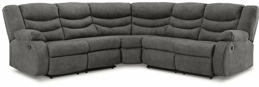 Living Room Ashley Furniture | Partymate 2-Piece Reclining Sectional