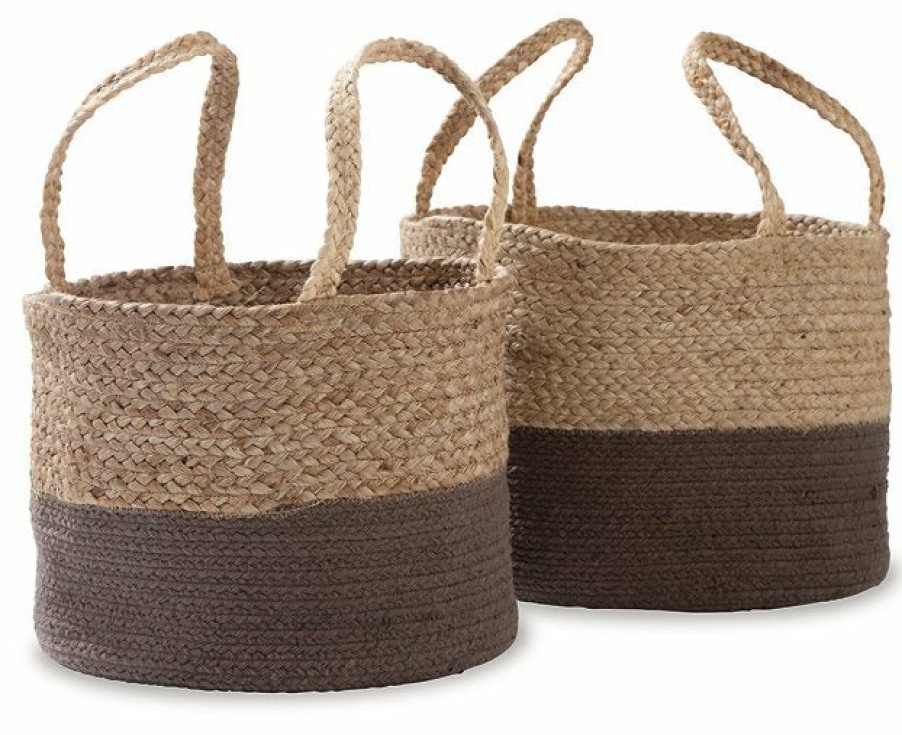 Accessories Ashley Furniture | Parrish Basket (Set Of 2)