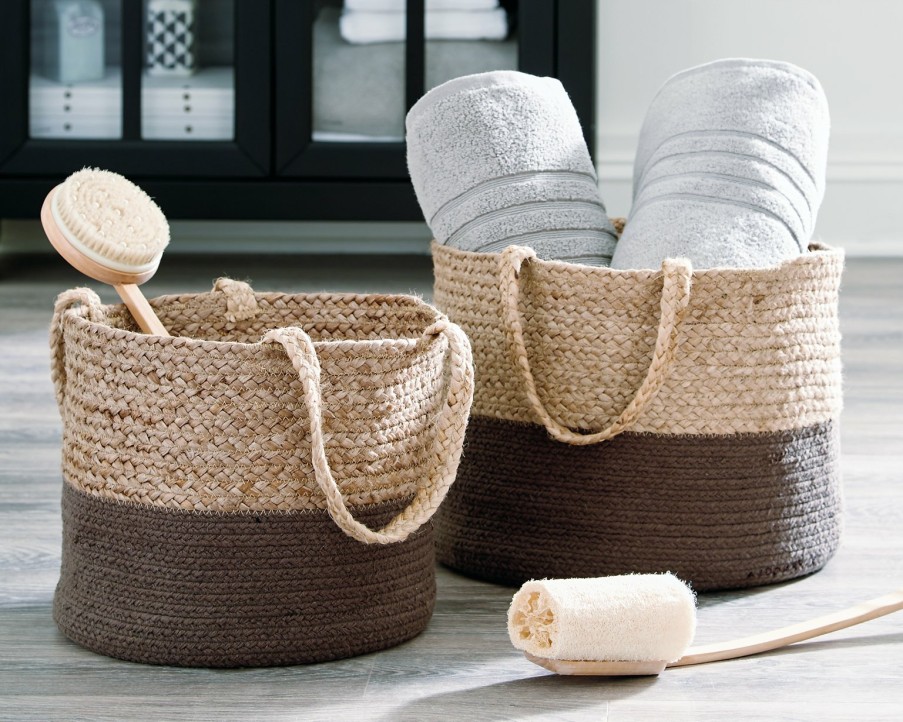 Accessories Ashley Furniture | Parrish Basket (Set Of 2)