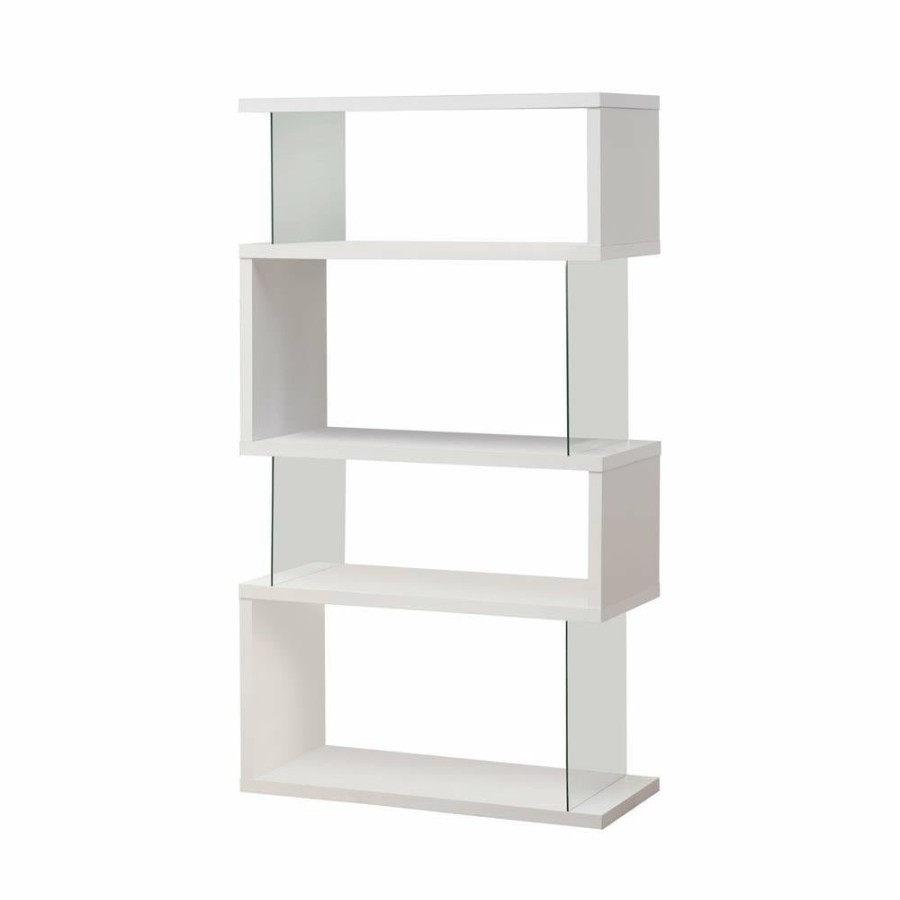 Home Office Coaster Z2 Premium | Asymmetrical Bookcase