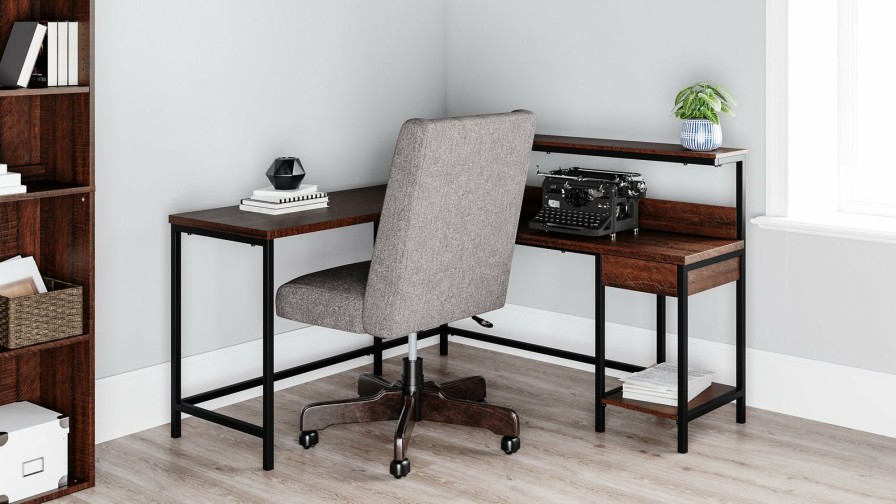 Home Office Ashley Furniture | Camiburg Home Office L-Desk With Storage