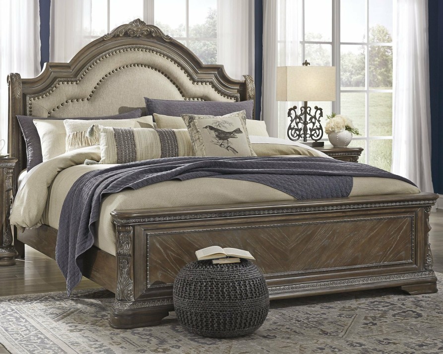 Bedroom Ashley Furniture | Charmond Upholstered Bed