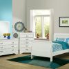 Bedroom Coaster Z2 Premium | Louis Philippe Traditional White Twin Five Piece Set