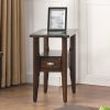 Living Room FOA East | Riverdale Side Table, Dark Walnut