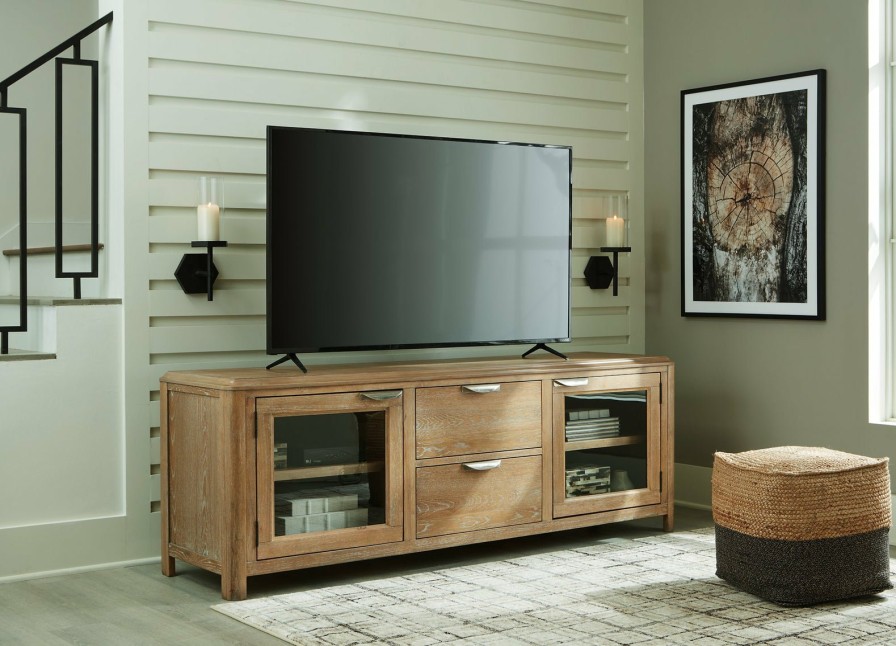 Entertainment Ashley Furniture | Rencott 80" Tv Stand