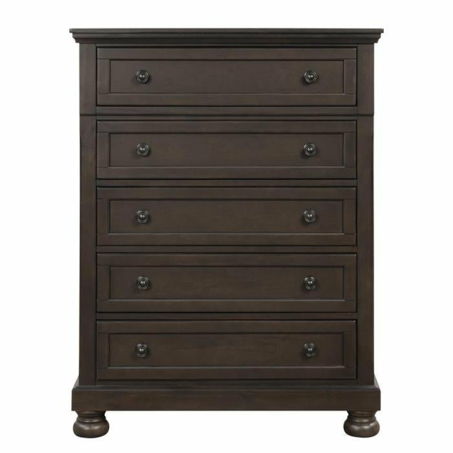 Bedroom Homelegance (Homerica East) | Homelegance Begonia Chest In Gray 1718Gy-9