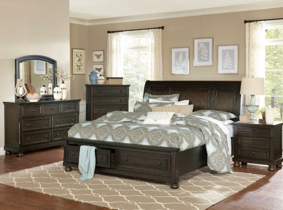 Bedroom Homelegance (Homerica East) | Homelegance Begonia Chest In Gray 1718Gy-9